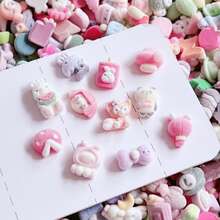 10/20个 1.5 * 0.9厘米 随机混合 DIY 手机壳发夹耳环 手工小装饰材料贴片