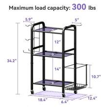 HeavyDuty Home Gym Storage Rack With Hooks And Smooth Wheels For Workout Gear - B0FGGT7YDX - View 6