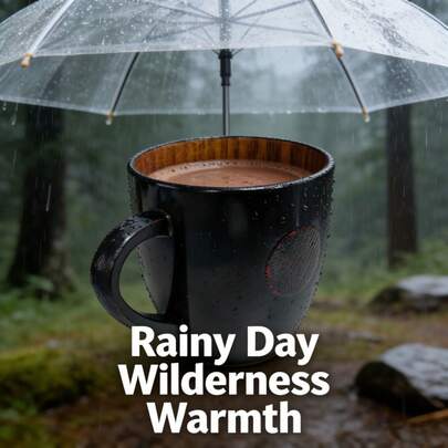 木柄咖啡杯 - 黑色复古茶/咖啡/牛奶杯，便携式木杯 - 适用于家居、客厅、卧室 - 节日理想礼物