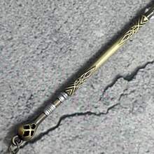 21厘米（8.3英寸）小型武士刀模型刀矛金属武器钢刃大马士革剑真实尺寸日本武士刀原装武士刀模型礼品 - Golden - 查看 6