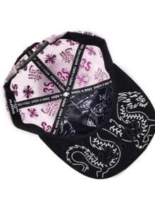 hats gorra maestro shifu AB'z Gorra Unitalla con Detalles de Grafiti y Espinas para Estilo Único y Versátil Diseño Moderno y Casual - Negro - Ver 3