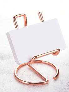 1个铁丝金属手机支架，简约铁艺桌面手机/平板电脑支架，创意金属手机/平板电脑支架 - 彩色 - 查看 4