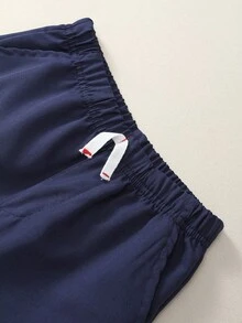 Bộ 3 chiếc quần dài thường ngày màu trơn có dây rút cho bé trai. - Nhiều màu - Xem 8