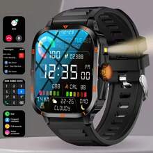 Smart Watch With Wireless Calling/Dialing, Message Reminders, Multi-Sport Modes, Pedometer, And Activity Tracking. Suitable For Fitness Use, 2.01-Inch TFT Screen, Customizable Watch Face Wallpaper, Music Playback, Remote Photography, Silicone Strap, Compatible With Android And IOS - 彩色 - 查看 8