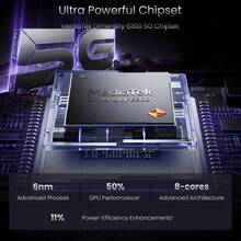 Realme 14X 5G 智能手机全球版，8GB+256GB 存储组合，搭载天玑 6300 5G 芯片，配备 120Hz 护眼屏、5000 万像素 AI 摄像头和 5000mAh 大容量电池 - 曜石黑 - 查看 8