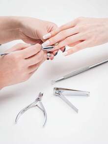 3pcs Nail Cuticle Trimmer & Pusher Set, Nail Care Tools, Nail Art Tools, Back To School, Nail Supplies, Nail Tools (For Fake Nails), Nail Manicure Tools - Multicolor - View 4