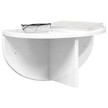 vidaXL Étagère Murale Blanc brillant 38 x 19 x 19 cm Bois d'ingénierie - Blanc - Voir 3