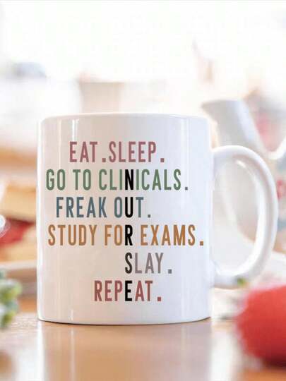 1 Nursing Student Motivationa Mug, Ideal Future Nurses, Event And Party Supplies, No Electricity Required Christmas Gifts