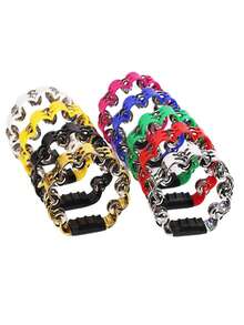 Tambor de mano de plástico con forma de pétalo, instrumento de percusión, campana musical, instrumento de ritmo, suministros para fiestas de adultos - Multicolor - Ver 6