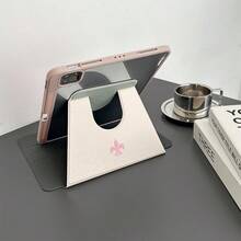 1 件复古华丽星形图案保护套 - 专为追求奢华优雅风格和精致设计的爱好者打造，翻盖式保护套带笔槽，兼容 iPad 10 代 10.9 英寸（2022 年款）/iPad Air 13 (M3 2025)/iPad Air 11 (M3 2025)/iPad Air 11 (M3 2025)/iPad 11 (A16 2025)，具备自动休眠/唤醒功能，兼容三星和小米设备。 - 粉色 - 查看 6