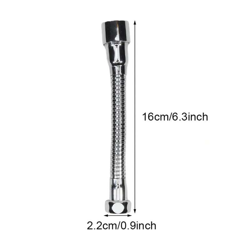 1根银色厨房水龙头延长管可自由弯曲和安装，易于承受高温 - 彩色 - 查看 5