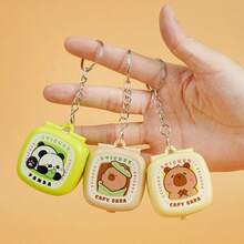 Máy dán sticker mini hoạt hình sáng tạo, hộp nổ bất ngờ, đồ chơi giảm căng thẳng, móc khóa, mặt dây chuyền ba lô - Trang trí bàn làm việc - Vật phẩm sưu tầm - Quà sinh nhật - Quà Phục sinh - Quà năm mới - Quà lễ hội - Quà cho người yêu thích sở thích - Đồ chơi - Quà tặng - Xem 4