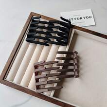 2pcs Women's Minimalist Criss-Cross Hair Clips, Elegant Gift Idea For Valentine's Day - Multicolor - View 10