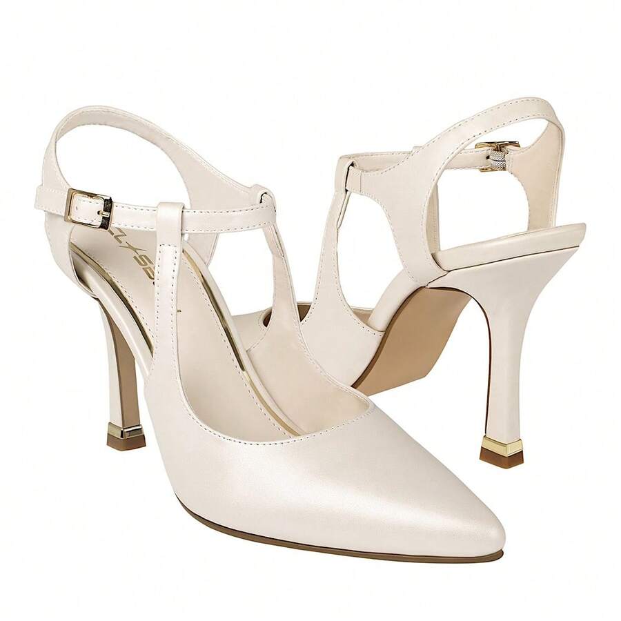 TACONES CLASBEN KENNETH MUJER SIMIPIEL BEIGE - Beis - Ver 1