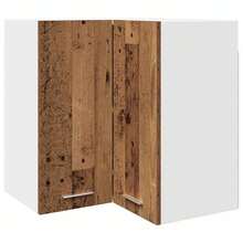 vidaXL Armário suspenso "Lyon" Bois ancien 57 x 57 x 60 cm Bois d'ingénierie - Castanho - Ver 2