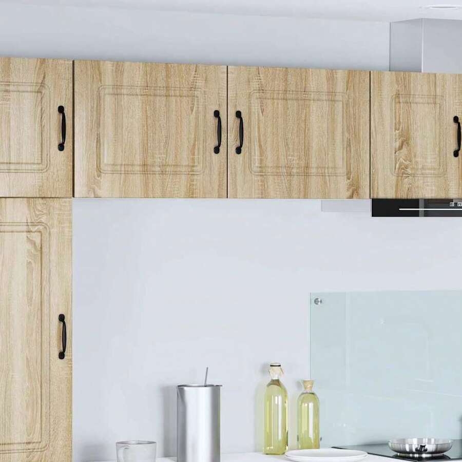 vidaXL Armário de cozinha Kalmar 2 pcs Chêne Sonoma 50 x 31 x 40 cm - Castanho - Ver 1