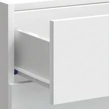 vidaXL Meuble bas "Lyon" Blanc 40 x 46 x 81,5 cm Bois d'ingénierie - Blanc - Voir 9
