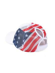 1pc Adjustable Women Baseball Cap, Embroidered Fashionable Versatile Hat, Unisex - Baseball Cap - View 3