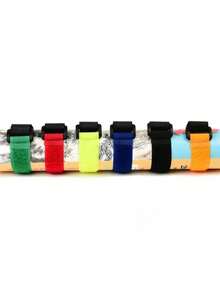 10条/套 魔术贴绑带 20*200mm 反向扣魔术贴绑带 开口扣魔术贴绑带 收纳瑜伽用品 反向扣尼龙魔术贴绑带 - 彩色 - 查看 1