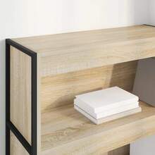 vidaXL Sonoma Bücherregal 80 x 30 x 155 cm Holzwerkstoff - Braun - Übersicht 4