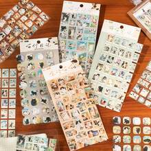 1 Bộ Hình Dán Hình Mèo Dễ Thương, Hình Dán Trang Trí Vui Nhí, Thích Hợp Để Tự Làm Sổ Nhật Ký và Lịch. - Nhiều màu - Xem 1