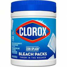 Clorox Control Bleach Packs Regular Laundry Packs, 12 Count - 12個裝(1包) - 查看 6