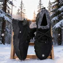 Women's Running Shoes Casual Breathable Sports Shoes Fashionable Lightweight Sneakers - Đen tuyền - Xem 4