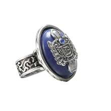 Hot  Rings Caroline Damon Salvatore Stefan Cosplay Ring Props Cute Family  Badge Rings Gifts For Friends - Antique Silver - View 5