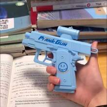 1pc Double-Sided Water Gun, Reverse Squirt Water Gun Toy, Creative Prank Squirt Water Fight Weapon, Same Design As He Chenguang Water Gun - Multicolor - View 4