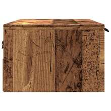 vidaXL Armadio murale vieux bois 68x30x20 cm in legno metalmeccanico - Castano - Visualizzare 6