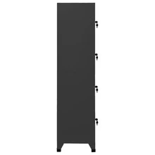 vidaXL Armoire à casiers Anthracite 38x45x180 cm Acier - Gris - Voir 4