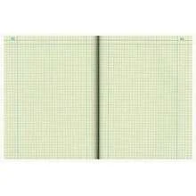 NATIONAL Brand Computation , 4 X 4 Quad, Brown, Green , 11.75 x 9.25" 75 Sheets (43648)(75 hojas numeradas) - Multicolor - Ver 4