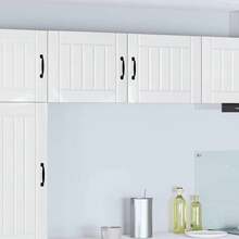 vidaXL Armoire de cuisine Blanc brillant 50 x 31 x 40 cm - Blanc - Voir 1