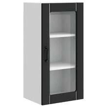 vidaXL Armadio da cucina Nero 40 x 31 x 80 cm Legno d'ingénierie - nero - Visualizzare 2