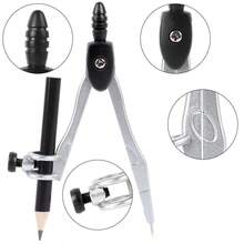 9Pcs Student Drawing Tools Set, PP, Math & Geometric Art Supplies, Includes Compasses, Rulers, Triangles, Protractors, Straightedges, Pencil Sharpeners - Multicolor - View 5