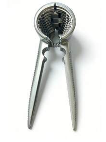 1 Pc Ergonomic Stainless Steel Nut Sheller, Multifunctional Tool For Pine Nuts & Dried Fruits, Essential Kitchen Gadget - Multicolor - View 13