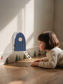 婴儿房仙女门墙饰套装，精致童话主题门饰，婴儿房墙面装饰摆件 - 彩色 - 查看 10