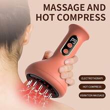 Lymphatic Drainage Massager & Anti-Fatigue Smart Tool For Reducing Stretch Marks And Cellulite - Device For Sciatica Relief, Offering Deep Tissue Precision Comfort, Back Massager, Lymphatic Massager, Deep Tissue Massage, Stretch Mark Treatment, Anti-Fatigue Massager, Smart Massage Tool, Precision Comfort Design, Deep Tissue Technology, Portable Massage Tool, Cellulite Treatment, Pregnancy Stretch Mark Care - Multicolor - View 2