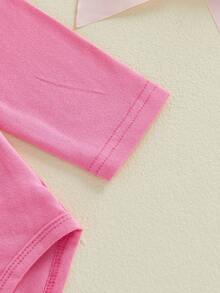 My First St Patricks Day Outfit Baby Girl Romper Shamrock Ruffle Shorts Blommers Socks Set St Patricks Dress Clothes - Hồng - Xem 7