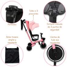 Triciclo Noni PRIME 4 en 1 IS-3041e - Rosa - Ver 2