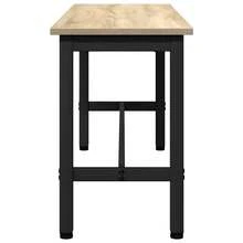 vidaXL Panca per sala da pranzo 2 pz Chêne Sonoma 100 x 32,5 x 48,5 cm - Castano - Visualizzare 6