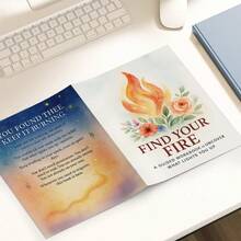1 cuốn sổ tay hướng dẫn "Tìm Ngọn Lửa Của Bạn" - Sách tự giúp bản thân phát triển, thiết kế hoa lá, phù hợp cho sự nghiệp và các mối quan hệ - Nhật ký suy ngẫm dành cho thanh thiếu niên và người lớn - Tông màu pastel nhẹ nhàng (Hoa hồng) - Món quà lý tưởng để tìm kiếm mục đích sống, lời khuyên về mối quan hệ, thiết kế truyền cảm hứng, giấy chất lượng cao, cẩm nang dành cho người trẻ chuyên nghiệp. - Nhiều màu 2 - Xem 6