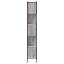 vidaXL Bibliothèque sonoma gris 72x28x172 cm ingénierie du bois - Gris - Voir 6