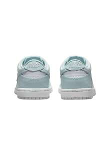 NIKE DUNK LOW BP Kid's Sneakers White/Glacier Blue FB9108-105 - White/Glacier Blue - View 4