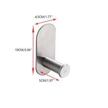 1 pieza/4 piezas/Portarrollos de papel higiénico de acero inoxidable montado en la pared, dispensador de toallas de papel para baño, sin perforación, portarrollos autoadhesivo, portarrollos de toallas de papel absorbente, portarrollos de papel higiénico, portarrollos de papel higiénico sin perforación, portarrollos autoadhesivo, portarrollos de toallas de papel absorbente, negro, plateado, dorado, accesorios de baño, sin perforación, montado en la pared, estante de almacenamiento de papel higiénico, accesorios de herrajes de baño, decoración de baño - Multicolor - Ver 13