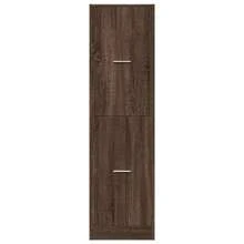 vidaXL Armoire apothicaire chêne marron 40x41x144,5 cm en ingénierie - Tabac - Voir 5