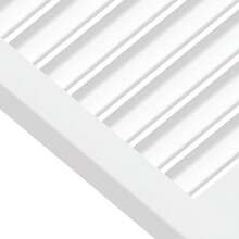 vidaXL Armadio persienne bianco 61,5x59,4 cm solido con perni - Bianco - Visualizzare 4