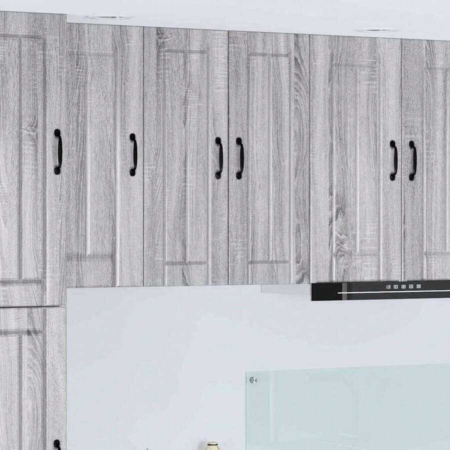vidaXL Armoire de cuisine Gris Sonoma 30 x 31 x 80 cm - Gris - Voir 1
