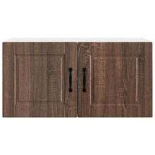 vidaXL Armário de cozinha Chêne brun 80 x 31 x 40 cm Bois d'ingénierie - Castanho - Ver 6