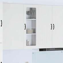 vidaXL Armario de cocina blanco 40 x 31 x 100 cm madera de ingeniería - Blanco - Ver 1